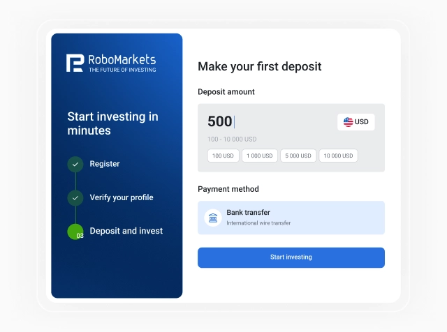 1. Set up Invest account